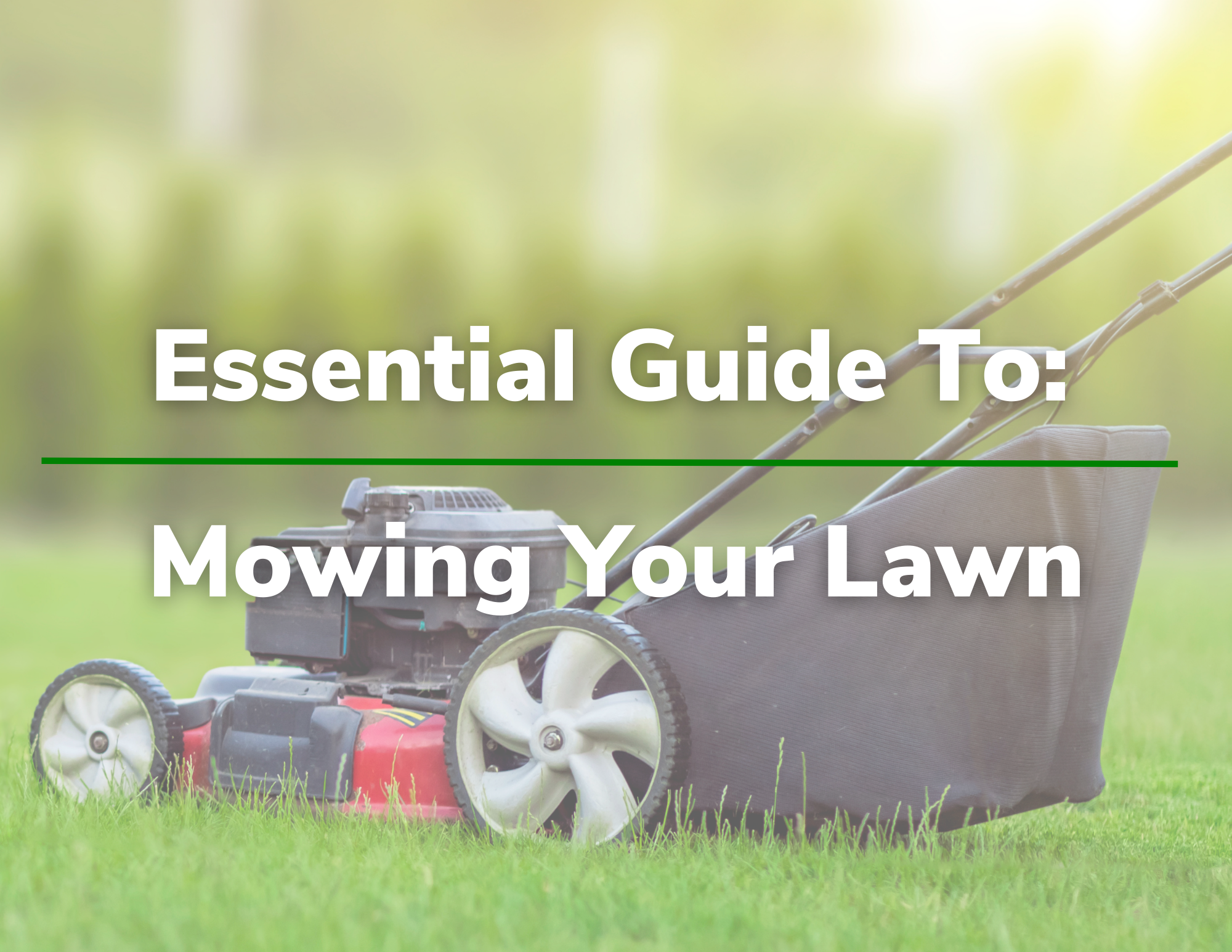 Mowing Your Lawn Cheat Sheet 