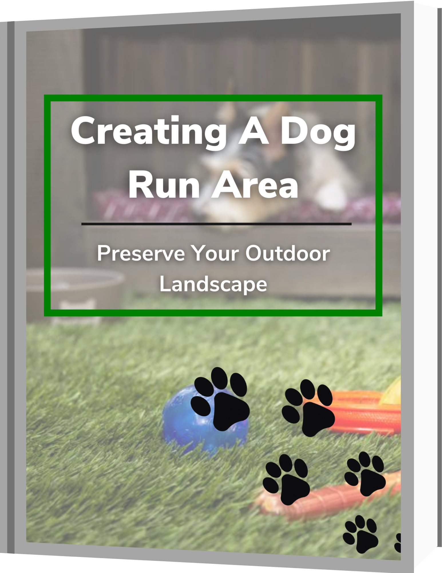 Dog Run Area DIY (2)